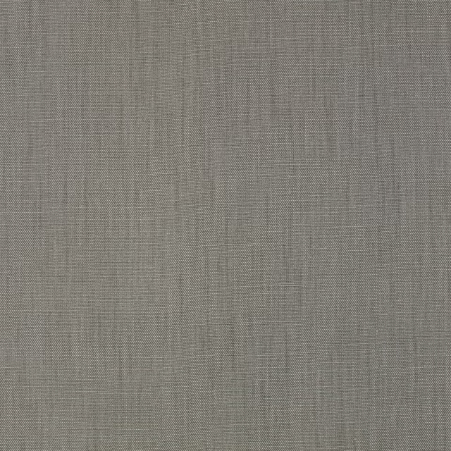 Close-up of cool dove-grey plain weave with fine vertical texture