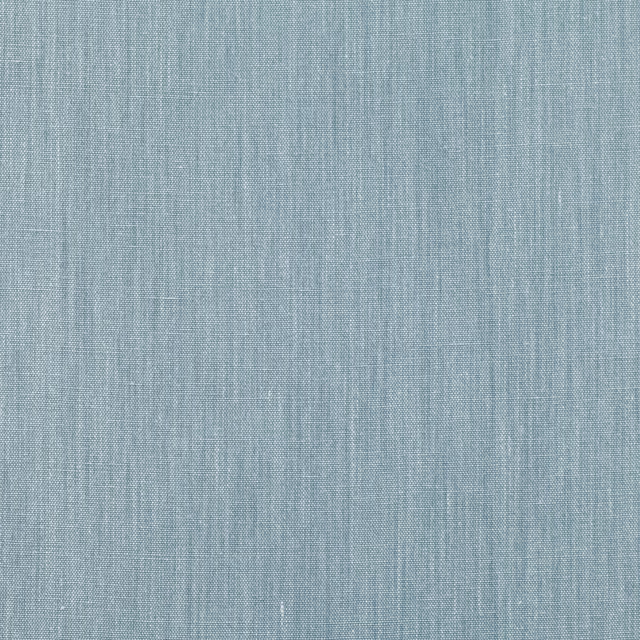Pale blue-grey woven textile with fine vertical striations and subtle crosshatch texture