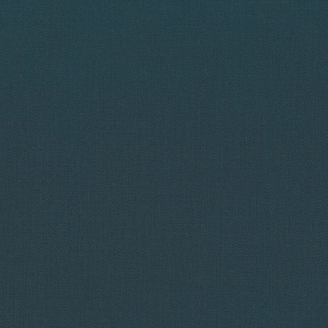 Deep blue-teal plain weave with a subtle charcoal crosshatch texture