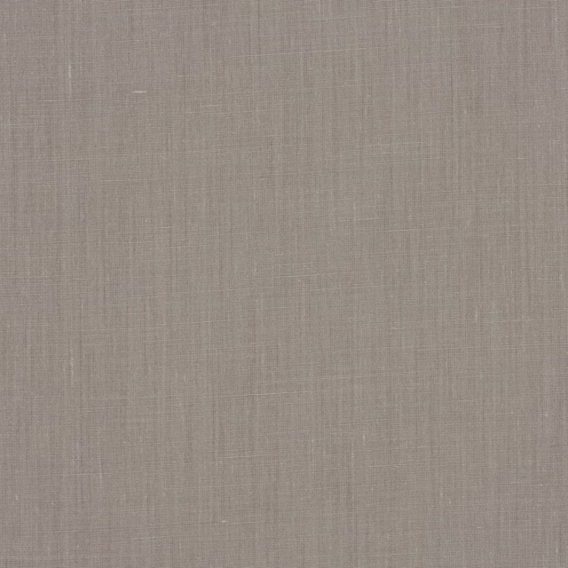 Close-up of soft stone-taupe plain weave with fine crosshatched texture