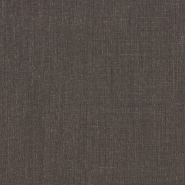 Close-up of dark brown-grey Vintage Gunmetal fabric with a fine crosswise woven texture