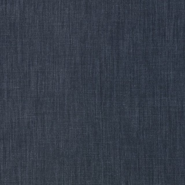 Deep indigo woven fabric with subtle vertical and horizontal crosshatch texture