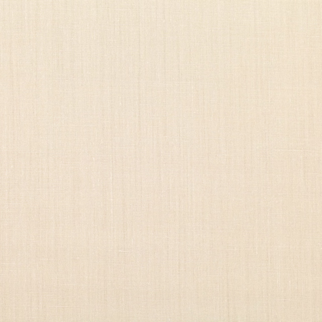 Warm cream plain fabric with fine vertical striations and subtle woven texture