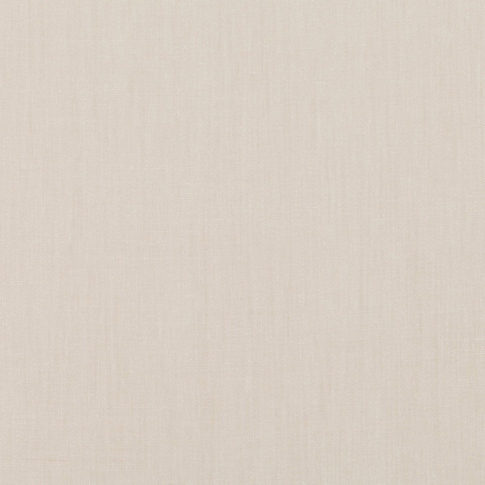 Pale ivory plain-weave swatch with faintly slubbed, softly vertical texture