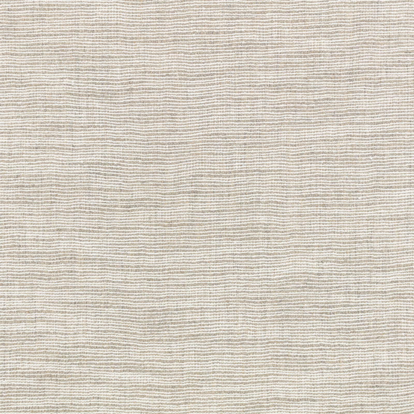 Pale taupe-grey woven textile with fine irregular horizontal brush lines