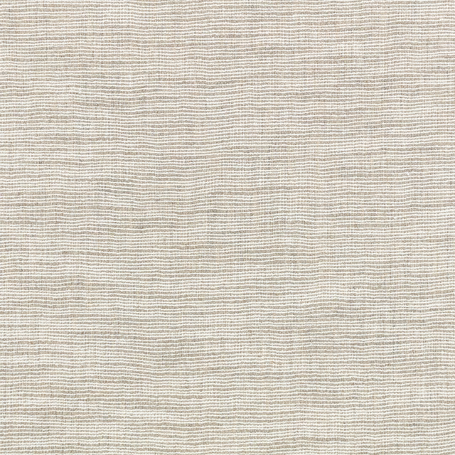 Pale taupe-grey woven textile with fine irregular horizontal brush lines