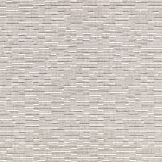 Cream-grey woven textile with broken horizontal strié lines and subtle texture
