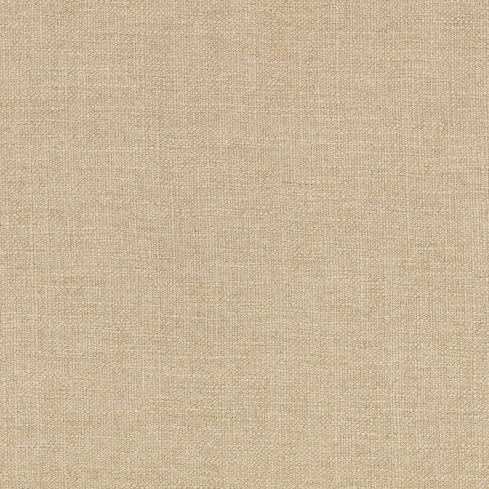 Close view of warm oat-beige fabric with a fine, softly mottled woven grid