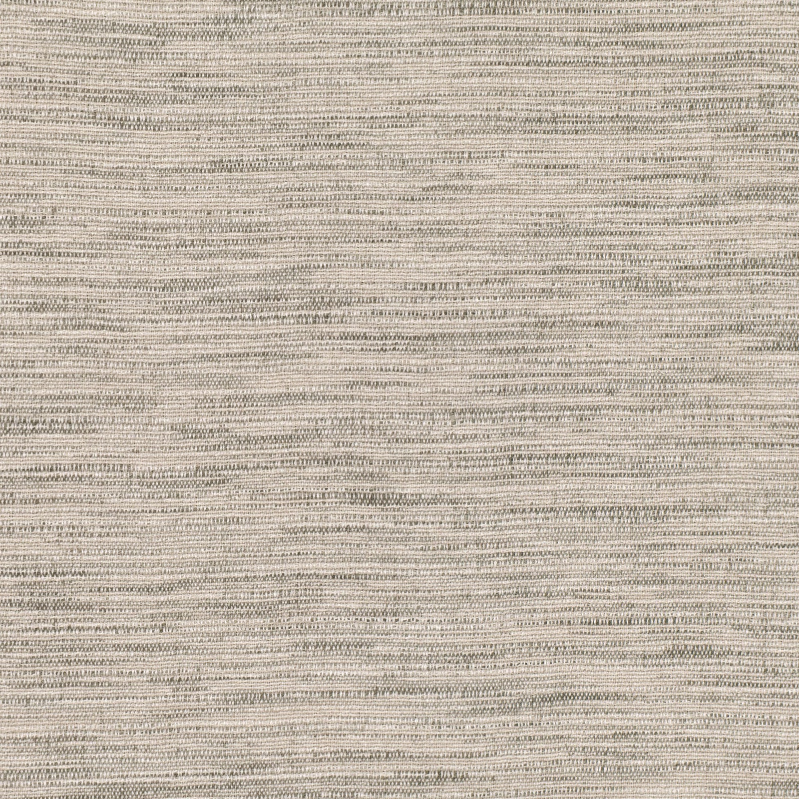 Close-up of pale storm taupe fabric with fine horizontal woven ridges