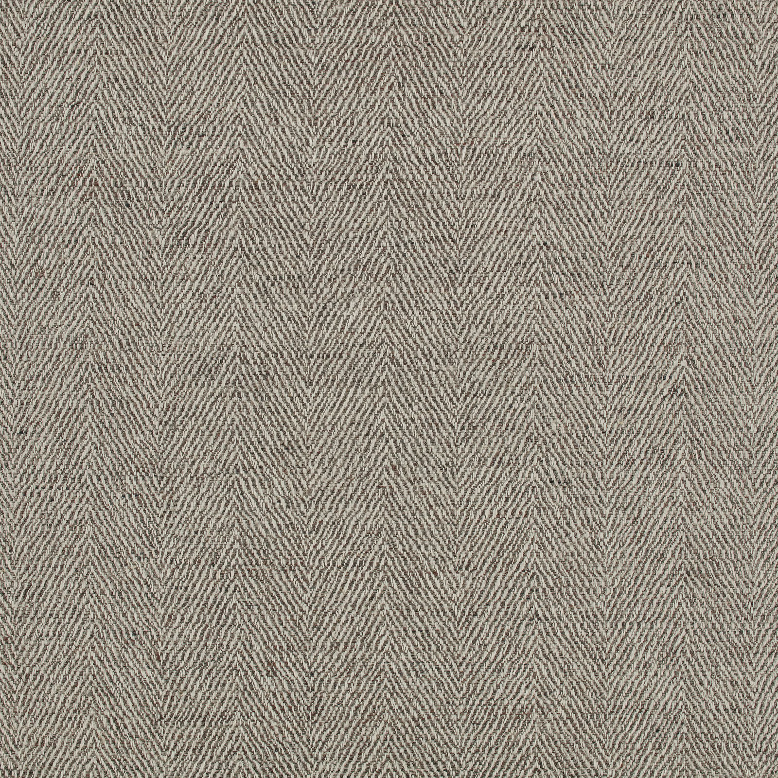 Warm chestnut-taupe woven fabric with fine vertical herringbone chevrons