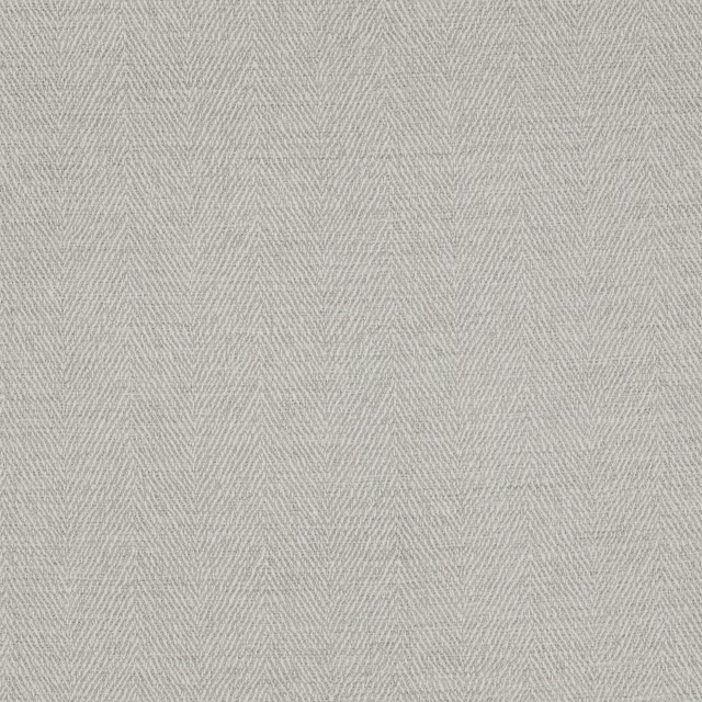 Pale French grey textile with a fine vertical chevron weave and subtle tonal texture
