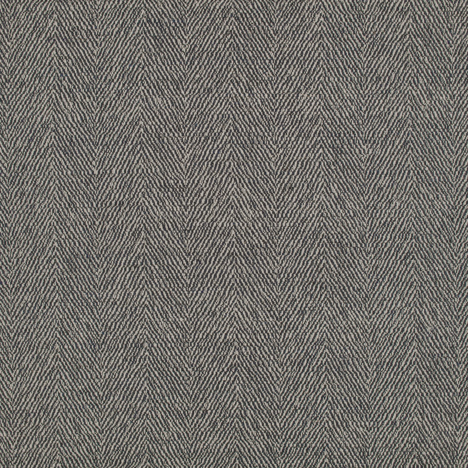 Muted indigo-blue woven textile with fine vertical chevron texture