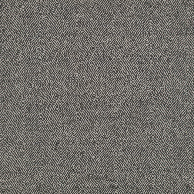 Muted indigo-blue woven textile with fine vertical chevron texture