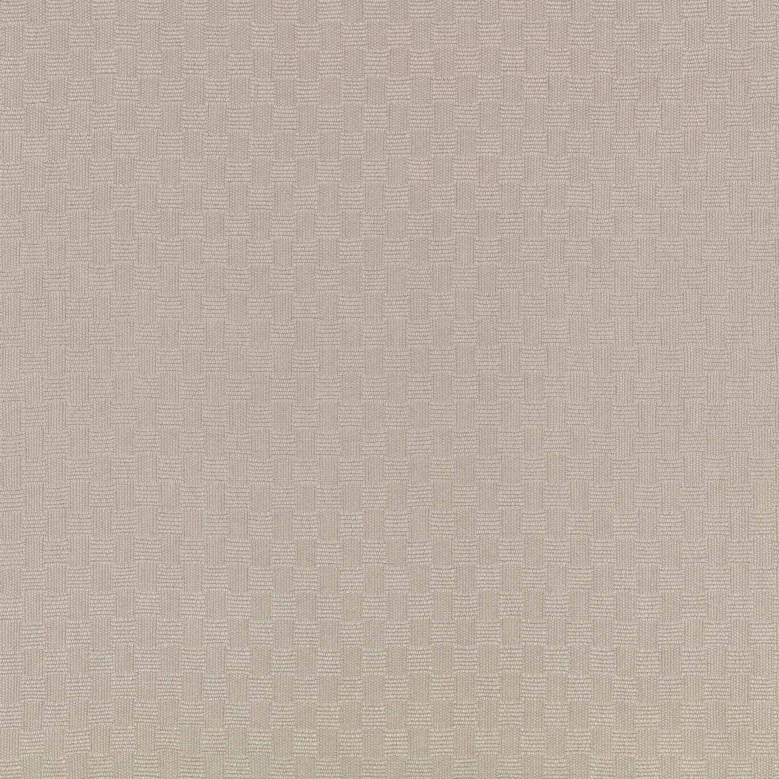 Pale taupe woven fabric with a fine stepped geometric texture and softly mottled surface