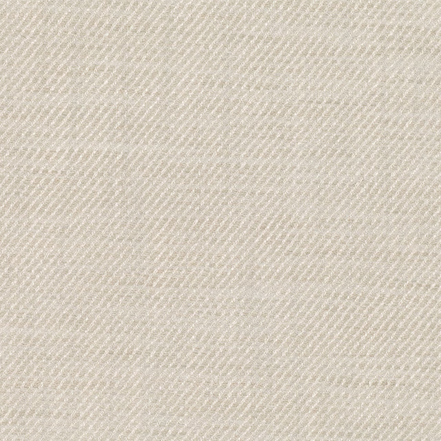 Pale silvery ivory fabric with fine diagonal woven texture and cool grey depth