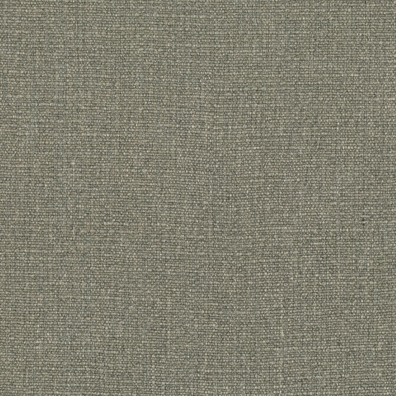 Close-up of muted moss-olive fabric with a fine, softly flecked woven texture