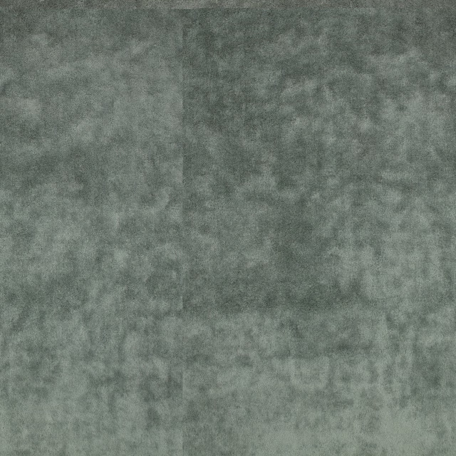 Mottled grey-teal velvet with cloudy tonal variation and a soft nap