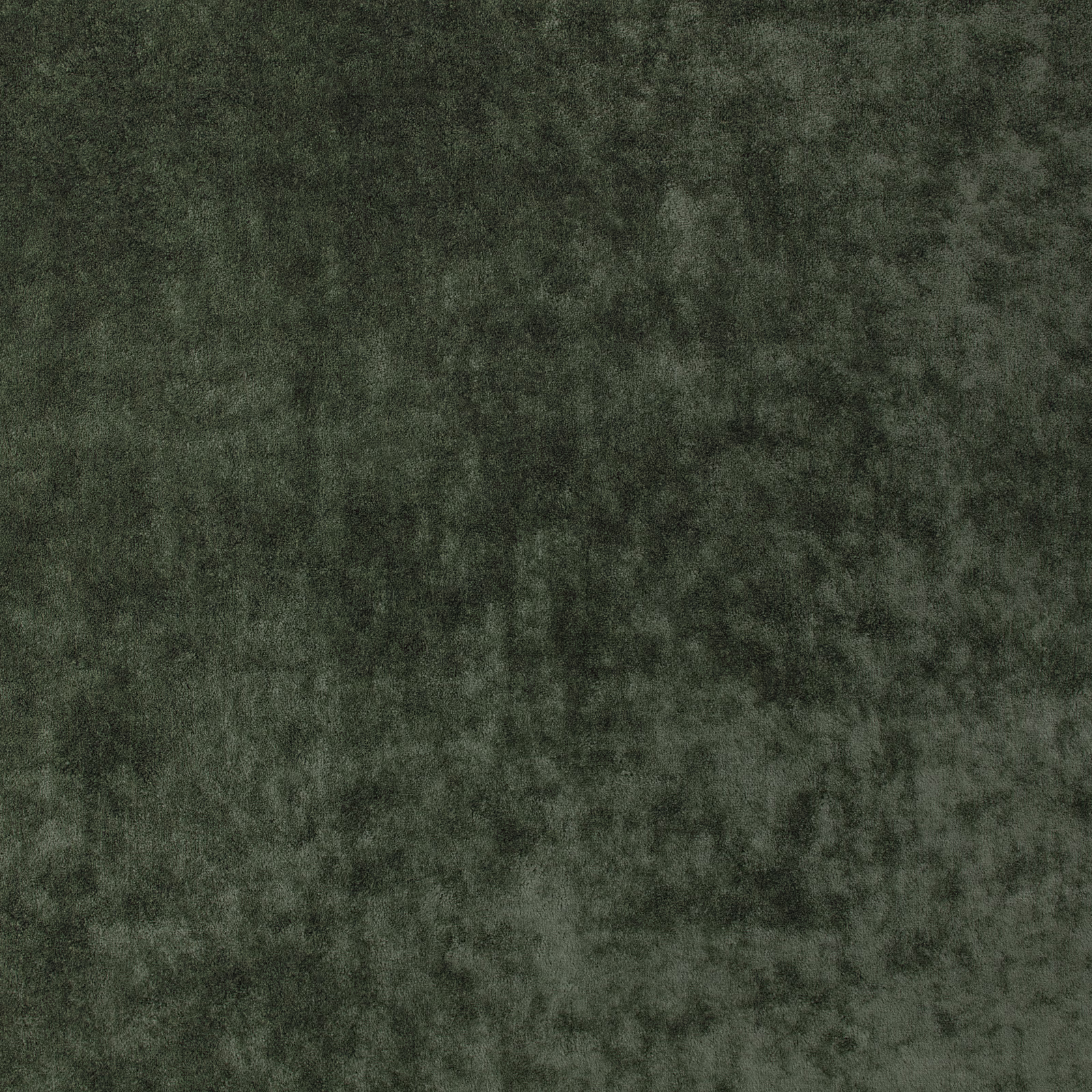 Deep moss-green velvet with a softly mottled, light-catching nap