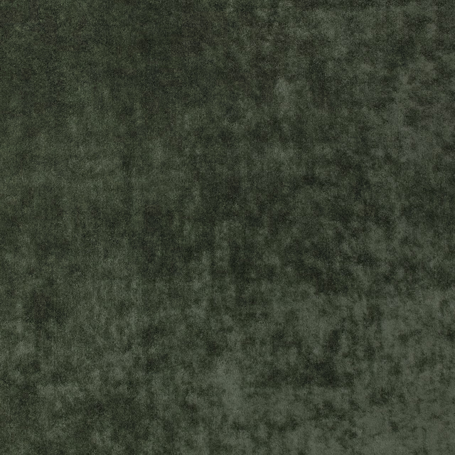 Deep moss-green velvet with a softly mottled, light-catching nap