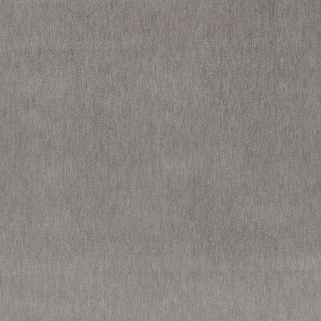 Smoky mid-grey velvet swatch with subtle vertical nap variation and soft sheen
