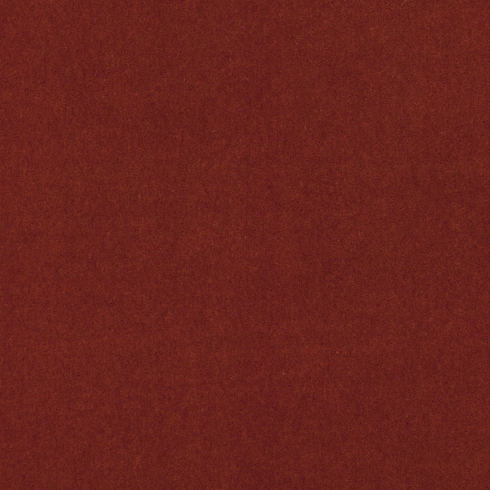 Deep burnt sienna velvet swatch with a softly brushed, subtly uneven pile