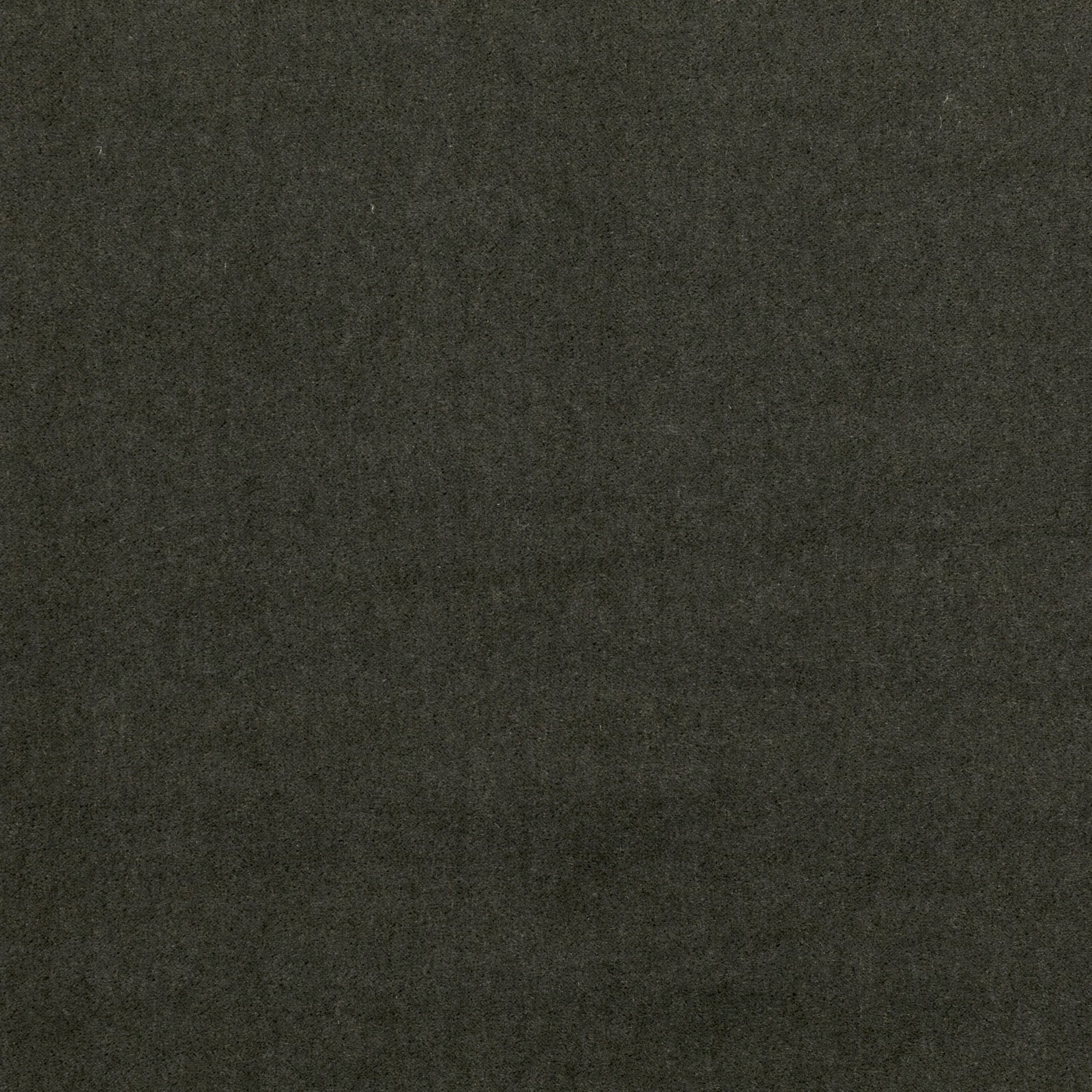 Deep olive-charcoal velvet with a softly mottled, light-catching plush pile