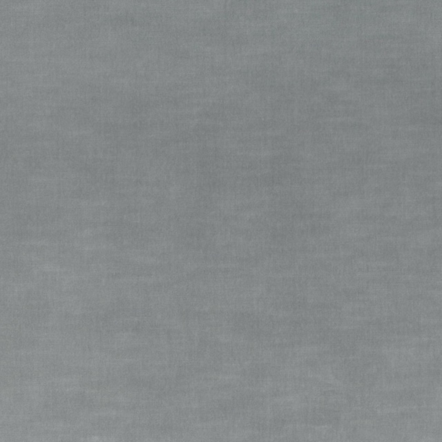 Cool ash-grey velvet with a quiet brushed nap and softly mottled surface