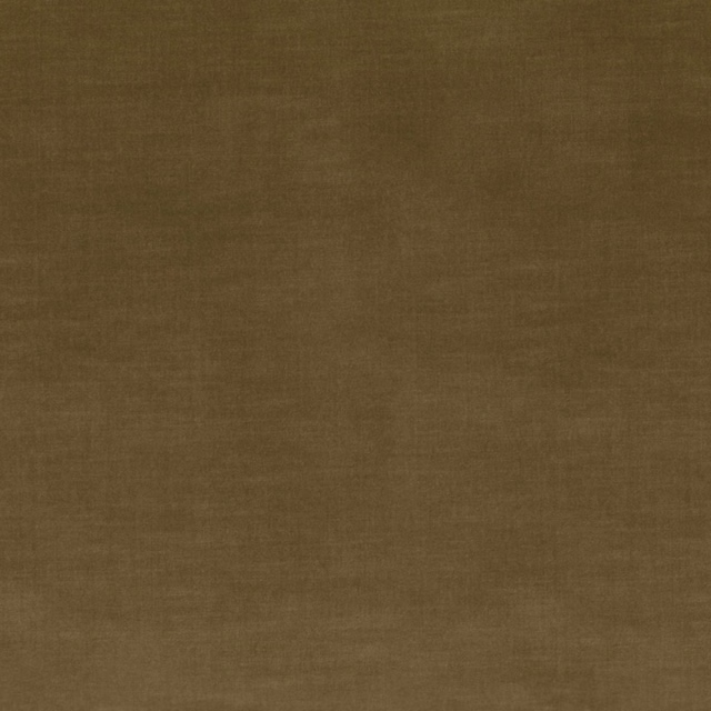 Warm olive-brown velvet swatch with a softly mottled, light-catching pile