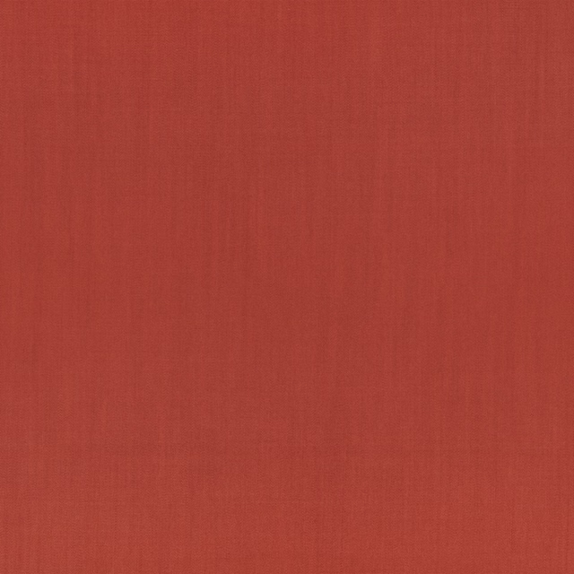 Burnt henna red plain weave with subtle vertical striated texture