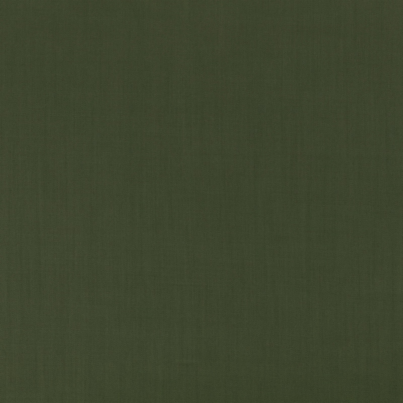 Deep olive-green woven fabric with subtle vertical striations and a softly textured surface