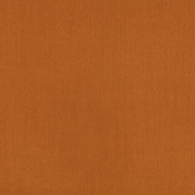 Burnt rust-orange plain woven fabric with a subtle vertical texture
