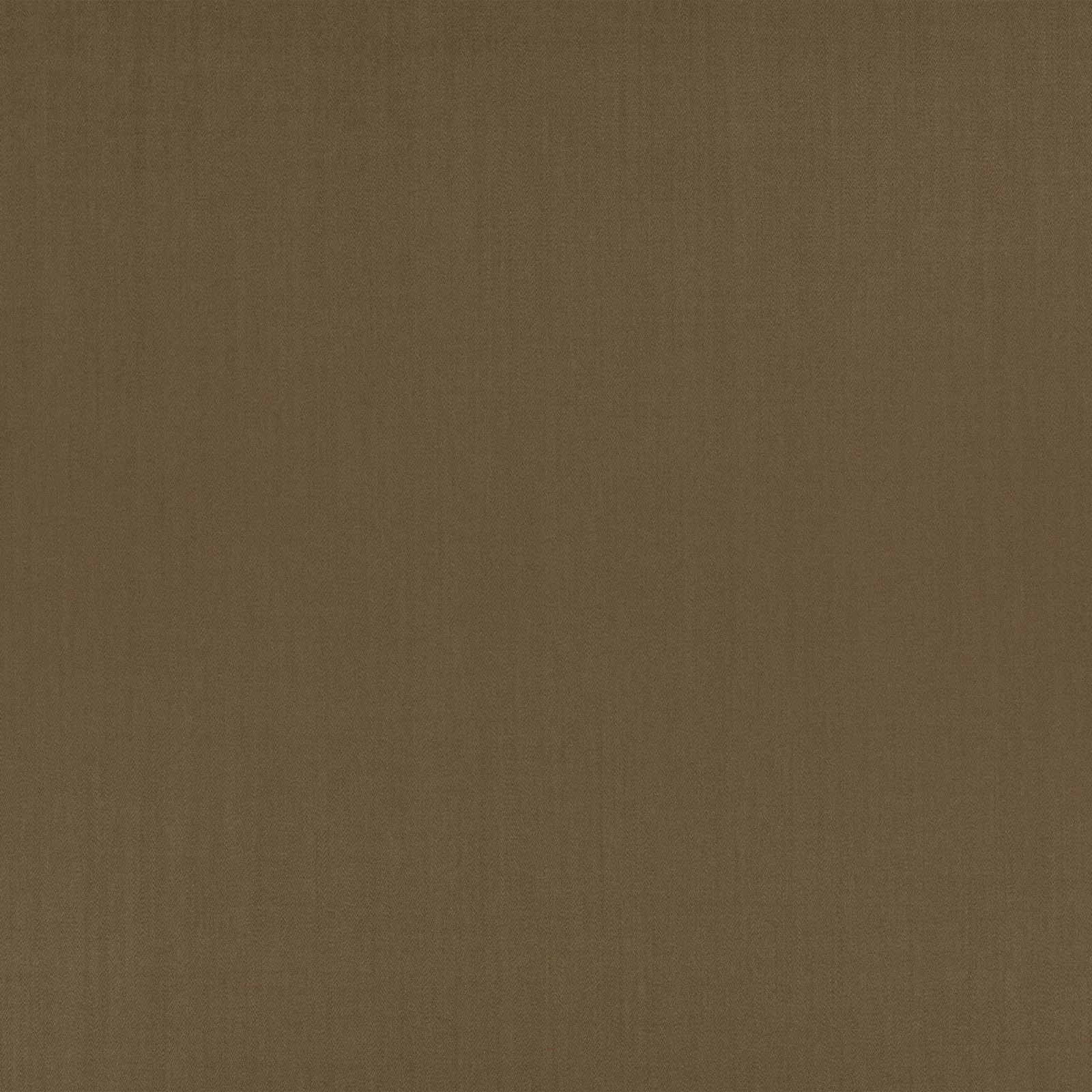 Warm walnut-brown plain weave with subtle vertical striation and matte texture