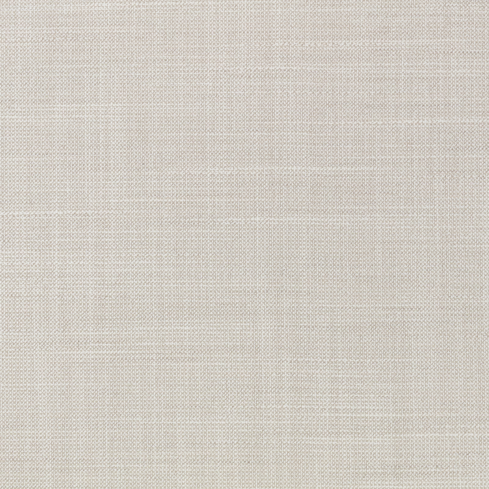 Close view of pale sand-beige fabric with a fine woven grid texture