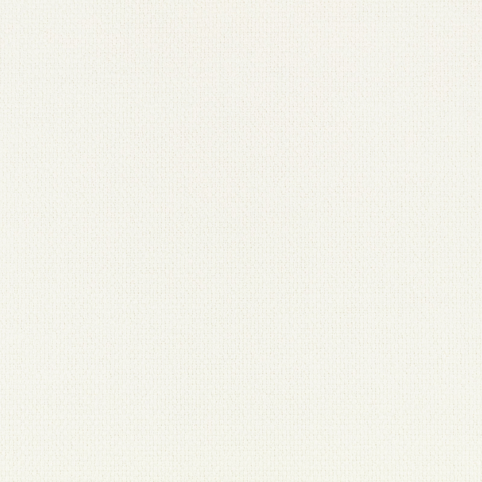 Pale ivory Jasper White fabric showing a fine, softly textured woven grid