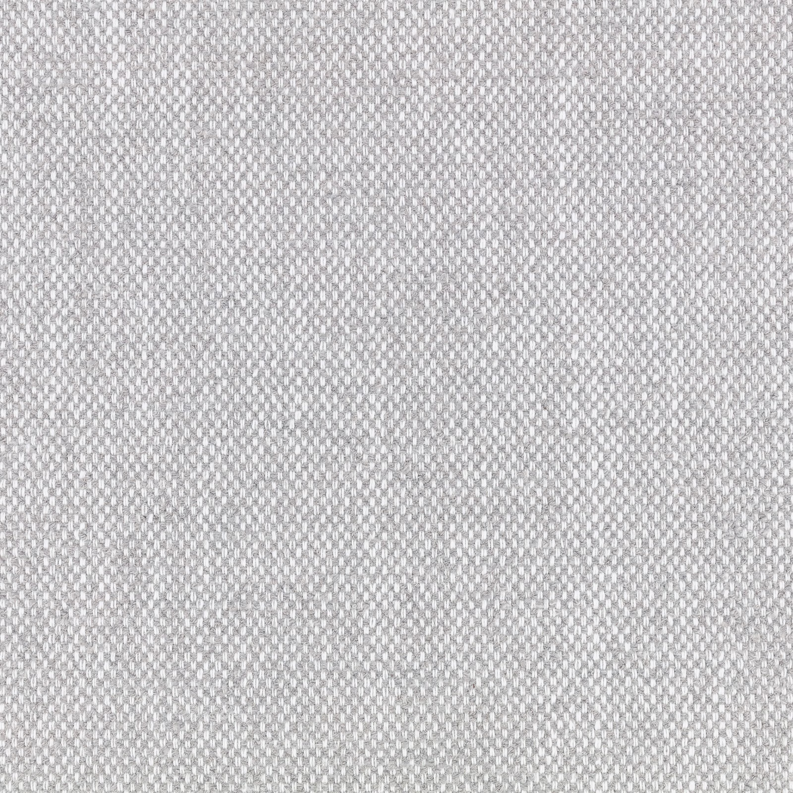 Close-up of silver-grey fabric with a fine, softly irregular woven grid texture