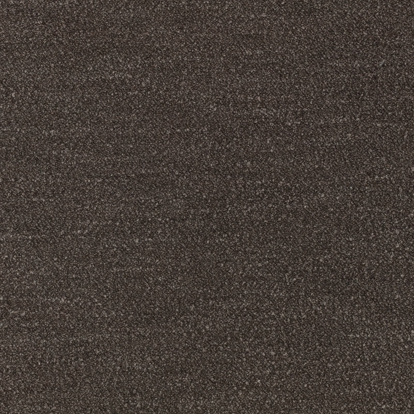 Close-up of deep chestnut-brown fabric with fine, softly flecked woven texture