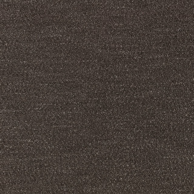 Close-up of deep chestnut-brown fabric with fine, softly flecked woven texture