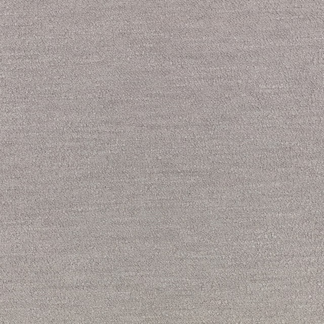 Close view of softly mottled silvery-grey woven textile with a fine horizontal grain