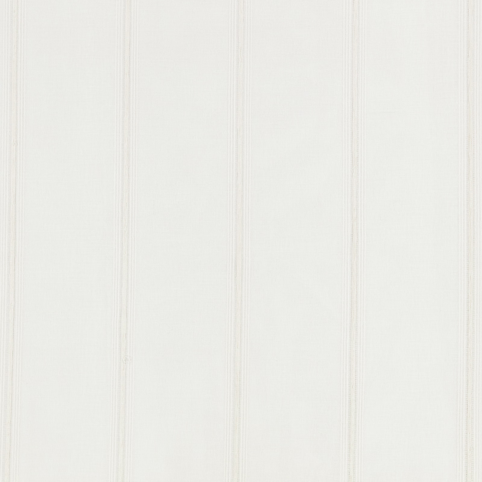 Jasper White sheer fabric with fine vertical striations in a near-white tone
