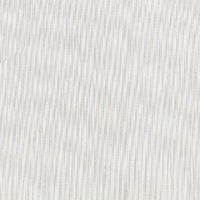 Pale plaster-grey textile with fine, uneven vertical striations and a sheer-looking surface.