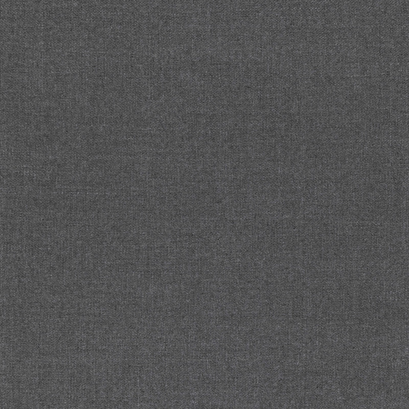 Close-up of carbon grey hopsack fabric showing a fine, compact woven texture