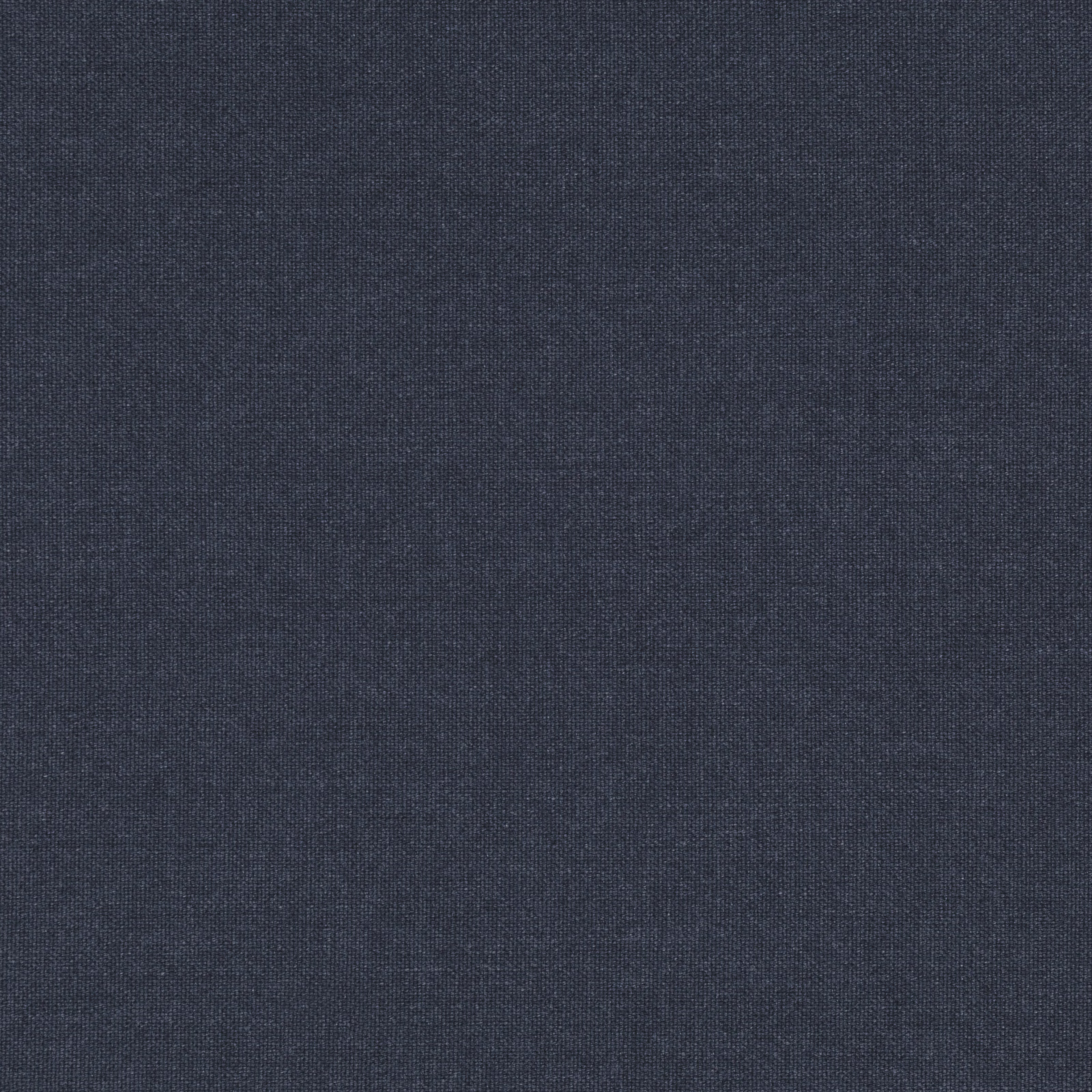 Close indigo hopsack weave with subtle charcoal-blue tonal variation