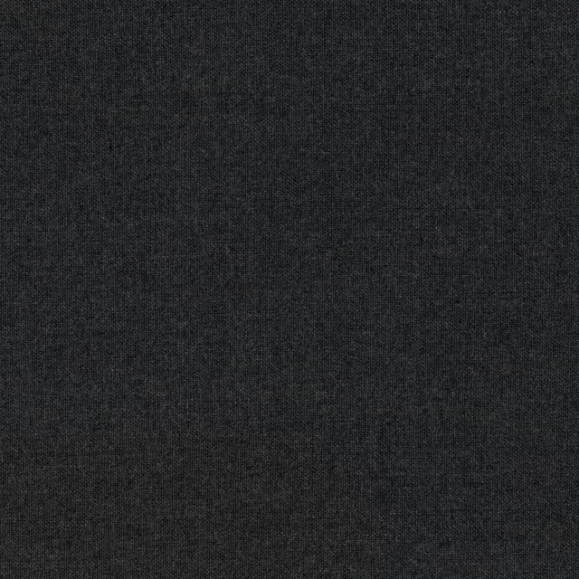 Near-black charcoal hopsack weave with subtle tonal flecks and a dry texture