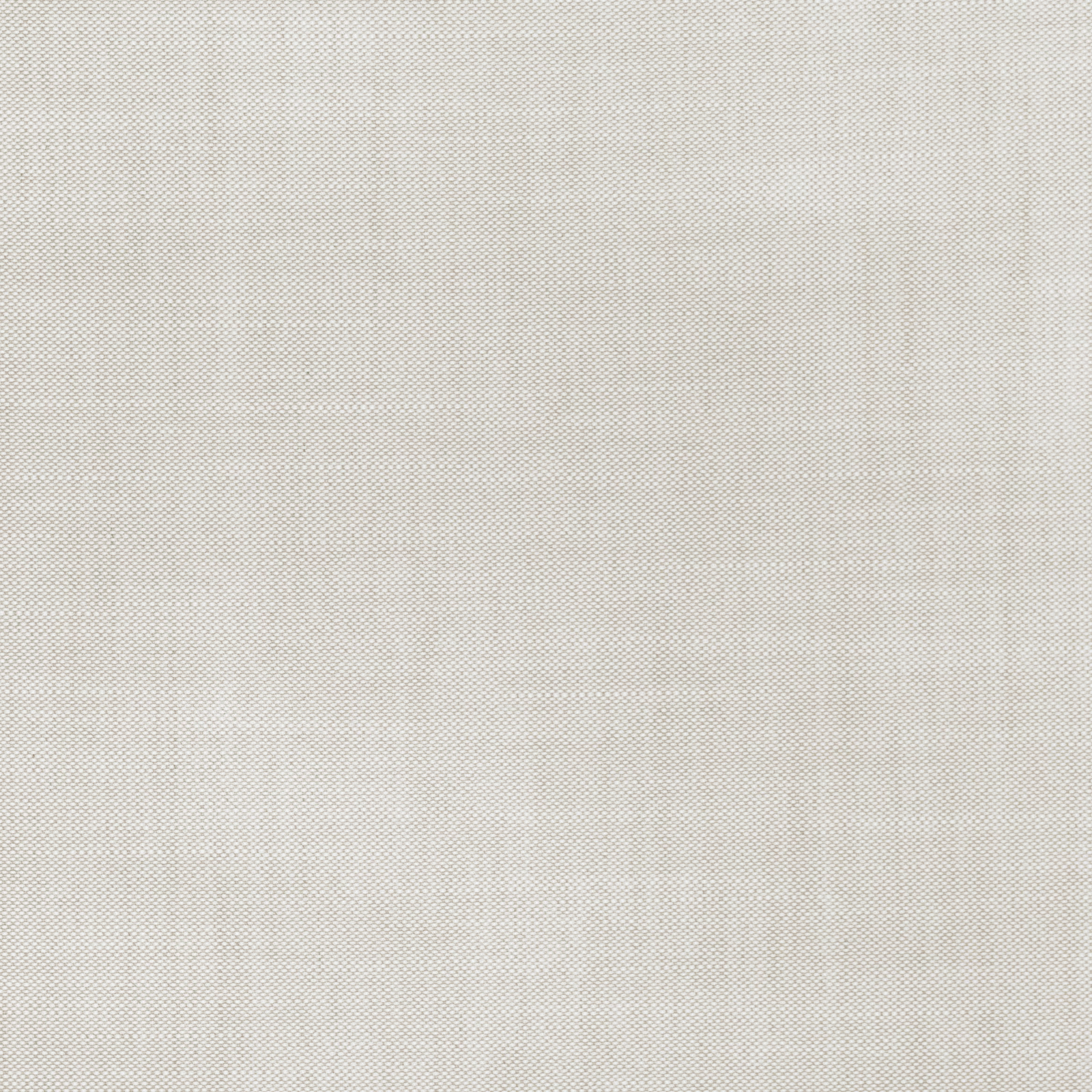 Pale natural ivory fabric showing a fine, even hopsack grid weave