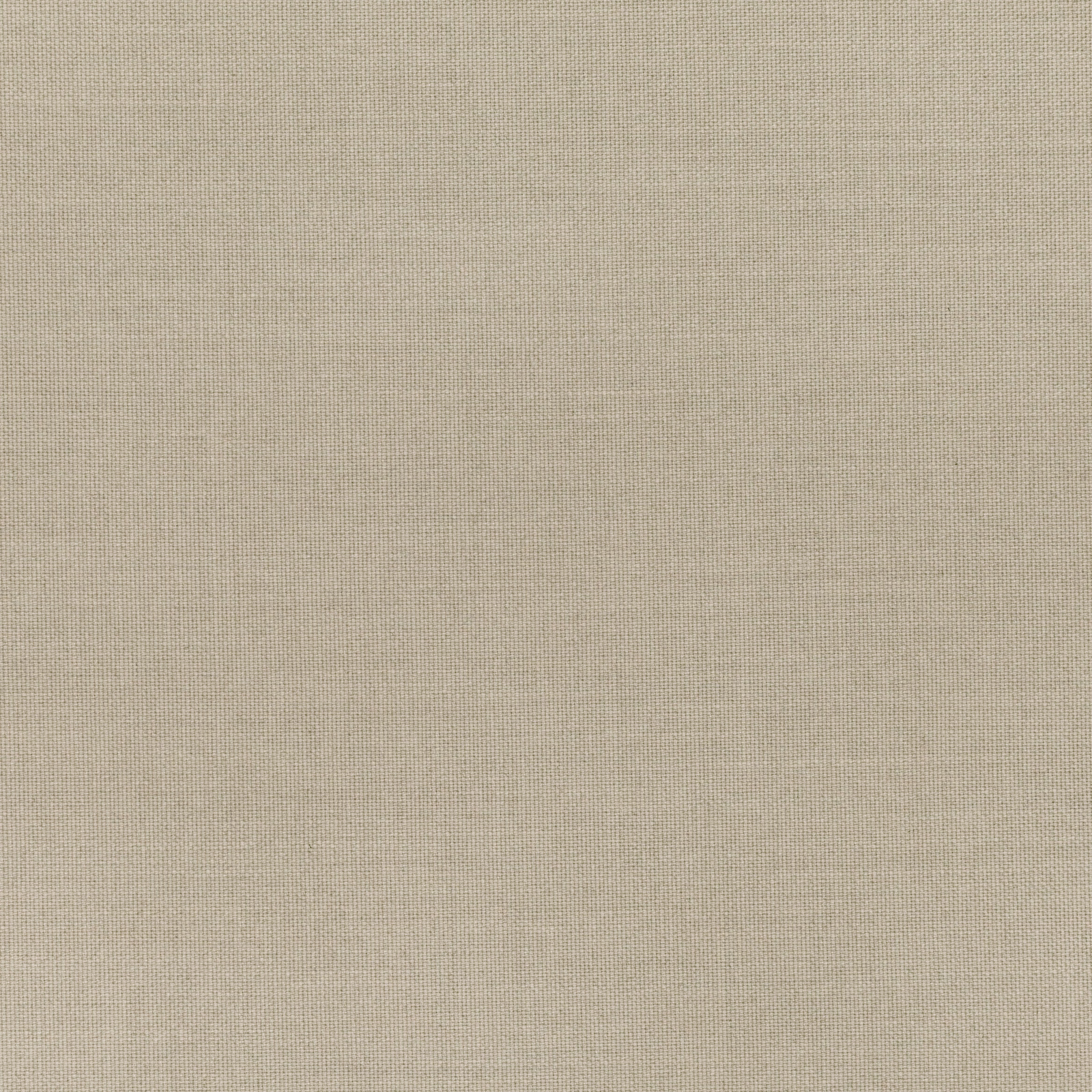 Close-up of warm sand-beige hopsack weave with fine horizontal and vertical texture