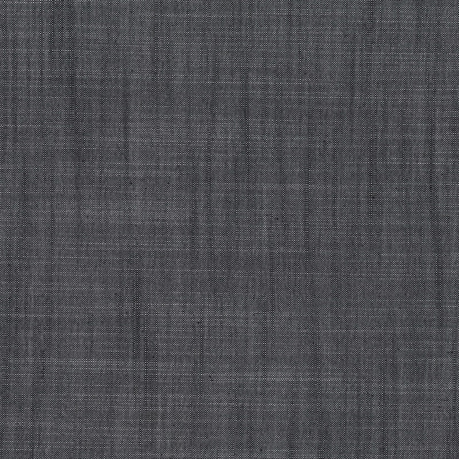 Dark charcoal-grey woven swatch with a fine, subtly blue crosshatched texture