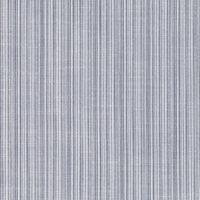 Muted ocean blue-grey fabric with closely spaced pale vertical striations