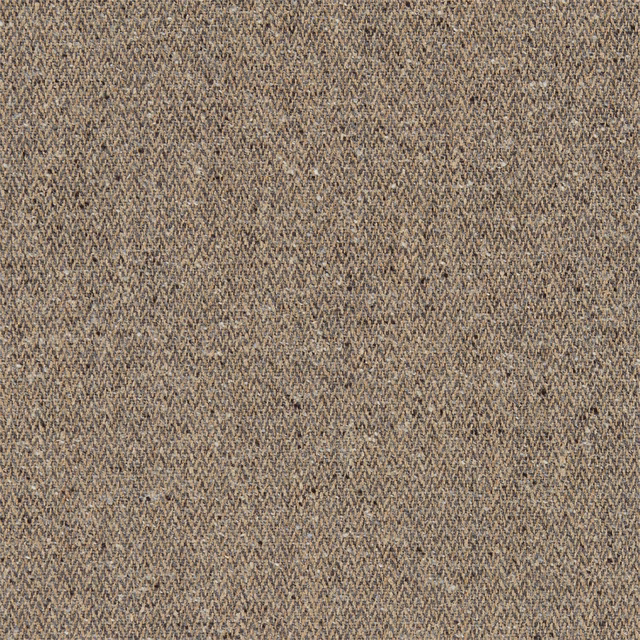 Muted slate taupe woven herringbone texture with fine charcoal and warm beige flecks