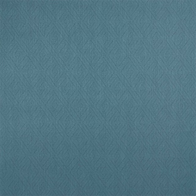 Muted indigo-teal woven fabric with a fine, repeating chevron texture