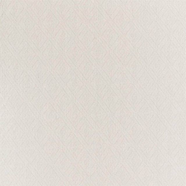 Pale mineral upholstery weave with subtle grey chevrons and a tactile surface